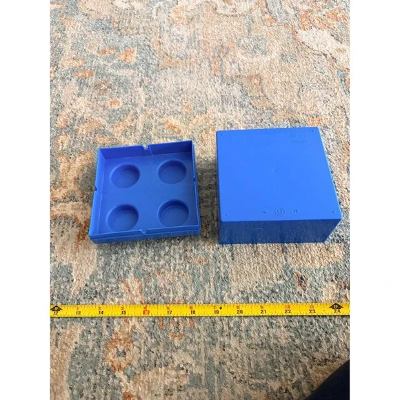 LEGO Large Storage Brick 4 Peg Blue - Picture 4 of 4